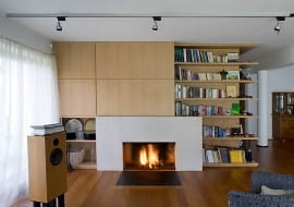 ONE TIME USE ONLY DO JEDNOKROTNEJ PUBLIKACJI WNęTRZA, aranżacje, salon, kominek, biblioteka