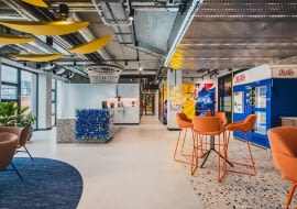 Aranżacja wnętrz biurowych PepsiCo Polska