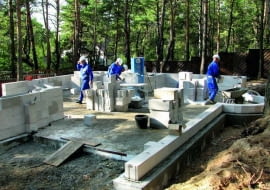 ściany zewnętrzne, budowa domu