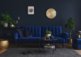 Złote dodatki do salonu