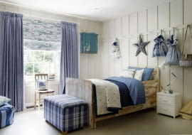 morskie wnętrze, wystrój, marynarski styl