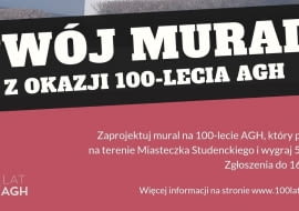 Konkurs - Mural z okazji 100-lecia AGH w Krakowie