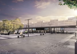 Plac Nowy Targ we Wrocławiu - wizualizacja