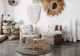 Dywan boho okrągły