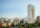 Downtown One w Tiranie - najwyższy budynek Albanii. Proj. MVRDV