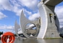 Falkirk Wheel - winda dla statków w Szkocji