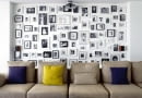 Collection of pictures on wall