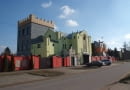 Kolorowa zabudowa Rybna (woj. warmińsko-mazurskie)