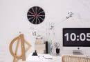 zegar ścienny, diy, zrób to sam, zegar w skandynawskim stylu, modny zegar