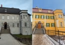 Pałac w Bukowcu przed i po