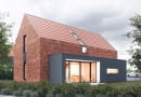 Mały dom z cegły w Kozłowie. Proj. Inostudio