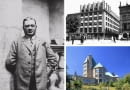 Z lewej: Adolf Szyszko-Bohusz; Z prawej na górze: Budynek Feniksa na Rynku Głównym w Krakowie; Z prawej na dole: Zameczek Prezydenta RP w Wiśle