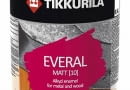 Farba do drewna. Everal Matt Szybkoschnąca matowa emalia do zabezpieczania drewna i metalu. Długo zachowuje intensywną barwę. Cena: 37 zł/0,9 l