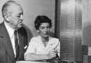 Mies van der Rohe oraz Phyllis Lambert przy modelu Seagram Building