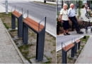 W Gdyni pojawiły się nowe meble miejskie - przysiadki