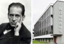 Z lewej: Walter Gropius / Z prawej: siedziba Bauhausu w Dessau