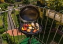 Grill elektryczny na balkonie