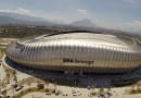 Estadio BBVA Bancomer, Montenerry - Meksyk (I nagroda w głosowaniu internautów, II nagroda w głosowaniu jury) - Stadion zaprojektowany przez pracownie Populous i VFO Arquitectos może pomieścić 51 000 widzów. Najbliższe rzędy od murawy dzieli tu jedynie 9 metrów. W obiekcie zaprojektowano też bardzo dużo miejsc w lożach zlokalizowanych pomiędzy dwoma poziomami widowni. W 324 lożach mieści się ponad 3 tysiące foteli.