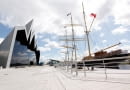 zaha hadid, glasgow, szkocja, muzeum, riverside museum