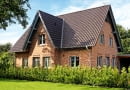 cegła klinkierowa, klinkier, klinkier na elewacji, elewacja, dom z klinkieru