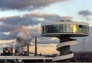 The viewing point of the Niemeyer Center, a cultural complex designed by Brazilian architect Oscar Niemeyer, is seen in the northern Spanish city of Aviles, December 14, 2010. The presentation of the UN educational and cultural programme