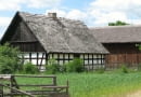 chałupa i stodoła z Dzierżążna Wielkiego poł. XIX w.,