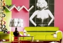 31.10.2006 CZTERY KATY POKOJ WNETRZA STYL POP-ART MEBLE STYLIZACJA MARIANNA BAUMAN FOT. ARKADIUSZ SCICHOCKI / AGENCJA GAZETA PUBLIKACJA CZTERY KATY NR 1 (183) - 1.2007