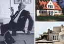 Z lewej: Mies van der Rohe w swoim apartamencie w Chicago w 1964 roku; Z prawej na górze:  Dom Rieh'a, Poczdam-Neubabelsberg. Projekt Miesa van der Rohe z 1907 roku. Dom przeszedł renowację w 2001 roku według projektu Folkerts Architekten; Z prawej na dole: Willa Wolfa w Guben