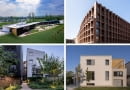 U góry: z lewej - przedszkole Ptasie Radio w Bobrownikach; Z prawej - Bernardyńska 1 we Wrocławiu. Na dole: z lewej - Murawa 2 w Poznaniu; Z prawej - Dom Szczotkowany w Swarzędzu