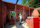 29.07.2009 WIAZOWNA ( WIAiZOWNA ) - BUDOWA DOMU Z PUSTAKA POROTHERM FIRMY WIENERBERGER . UL KOSCIELNA FOT. BRUNO FIDRYCH +48 600 83 82 82