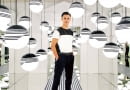 Optical to kolekcja lamp z kloszami w graficzne czarno-białe wzory inspirowana stylem op-artu.