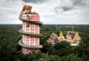 Wat Sam Phran - świątynia ze smokiem w Tajlandii