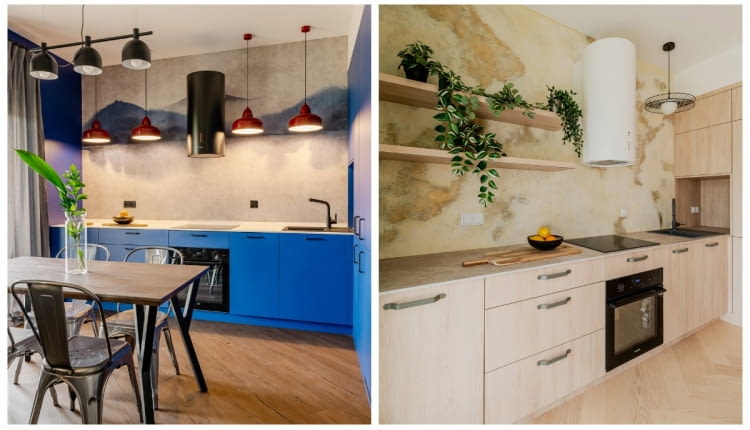 Ten sam układ, różne style - boho kontra loft