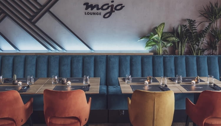Wnętrza restauracji Mojo Lounge w Zielonej Górze