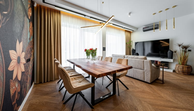 Elegancki dwupoziomowy apartament w Katowicach