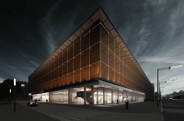 Łódzkie Akademickie Centrum Sportowo-Dydaktyczne - wizualizacja.
