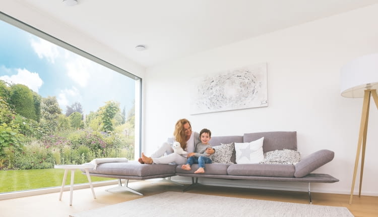 Anemostat nawiewny Zehnder  ComfoValve Luna S zaopatruje  pomieszczenia w świeże powietrze