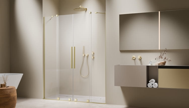 Radaway Furo Brushed Light Gold DWD