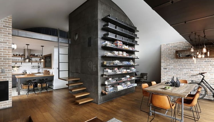 mieszkanie, loft, mieszkanie w industrialnym stylu, styl loft
