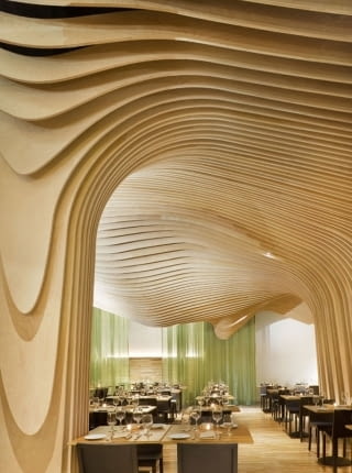 Wnętrza restauracji Banq