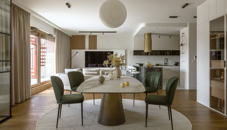 Apartament na Kabatach - manifest dojrzałego stylu quiet luxury