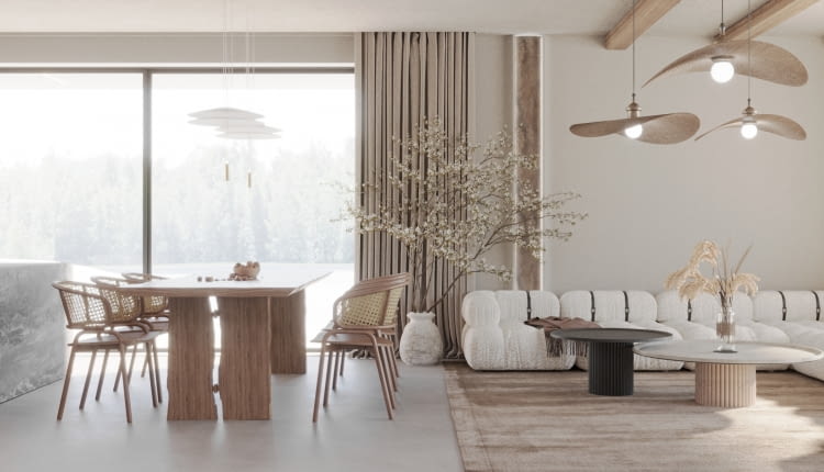 Inspiracje z natury we wnętrzach