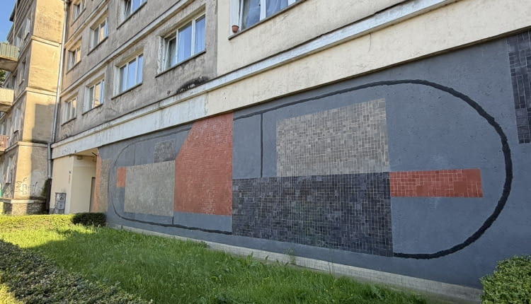 Mozaika Józefa Hałasa przy ul. Podwale we Wrocławiu