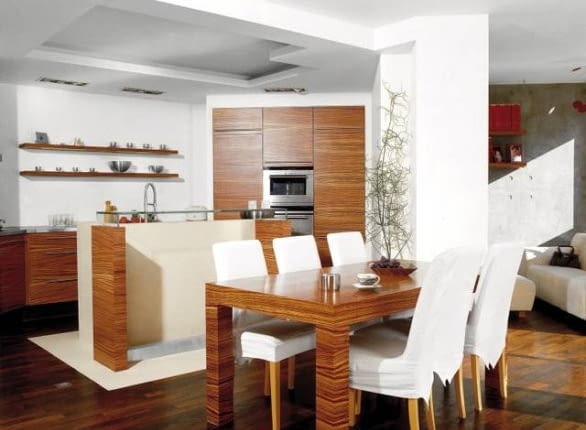 KUCHNIA , WNETRZE , MEBLE STYLIZACJA MARTA ZNOJ FOT. ALEX PAVLOVIC PUBLIKACJA CZTERY KATY NR SPECJALNY 3 / 2004 - KUCHNIE - ZIMA 2004