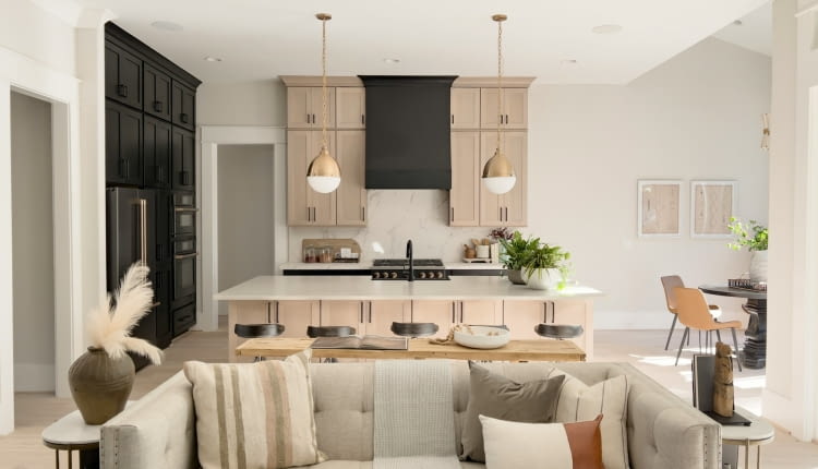 Salon z aneksem kuchennym