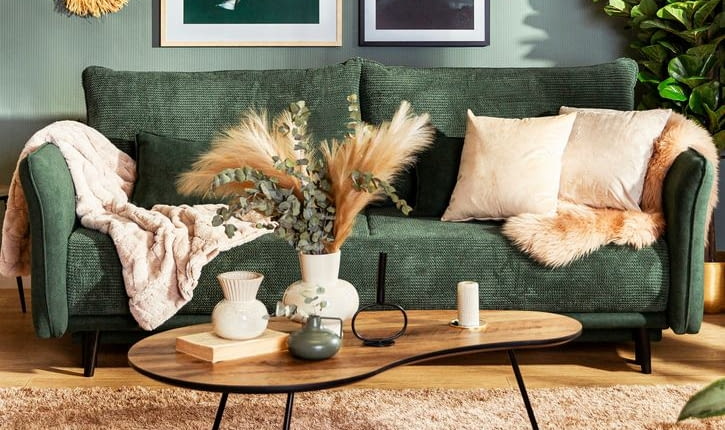 Meble wypoczynkowe do salonu w różnych stylach