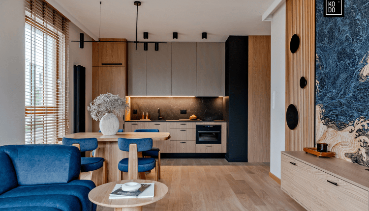 Stylowe małe mieszkanie z elementami Orientu