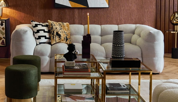 Metaliczny trend we wnętrzach