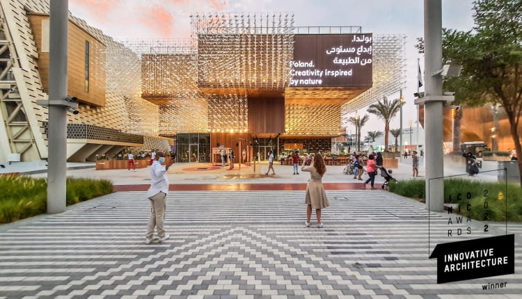 Nagroda ICONIC AWARDS 2022: Innovative Architecture dla Pawilonu Polskiego na Expo 2020