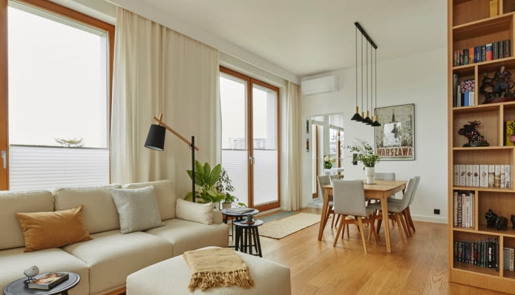 Dla wytchnienia i spokoju - mieszkanie inspirowane naturą